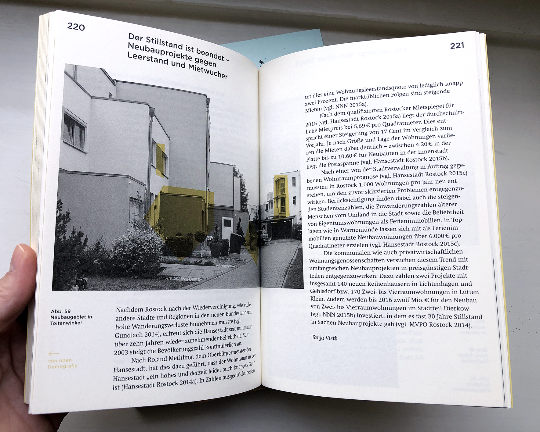 Excerpt from a study on life and developments in large housing estates around the city of Rostock.